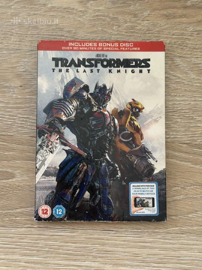 Transformers The Last Knight Dvd