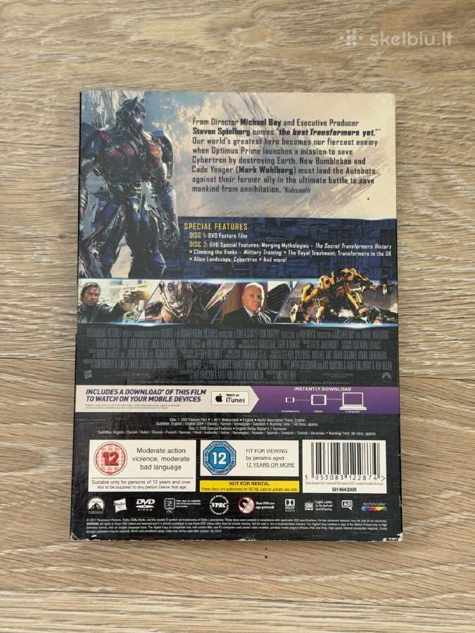 Transformers The Last Knight Dvd - nuotraukos Nr. 2