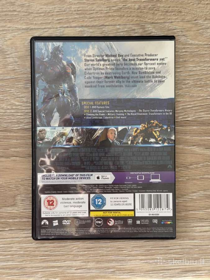 Transformers The Last Knight Dvd - nuotraukos Nr. 5