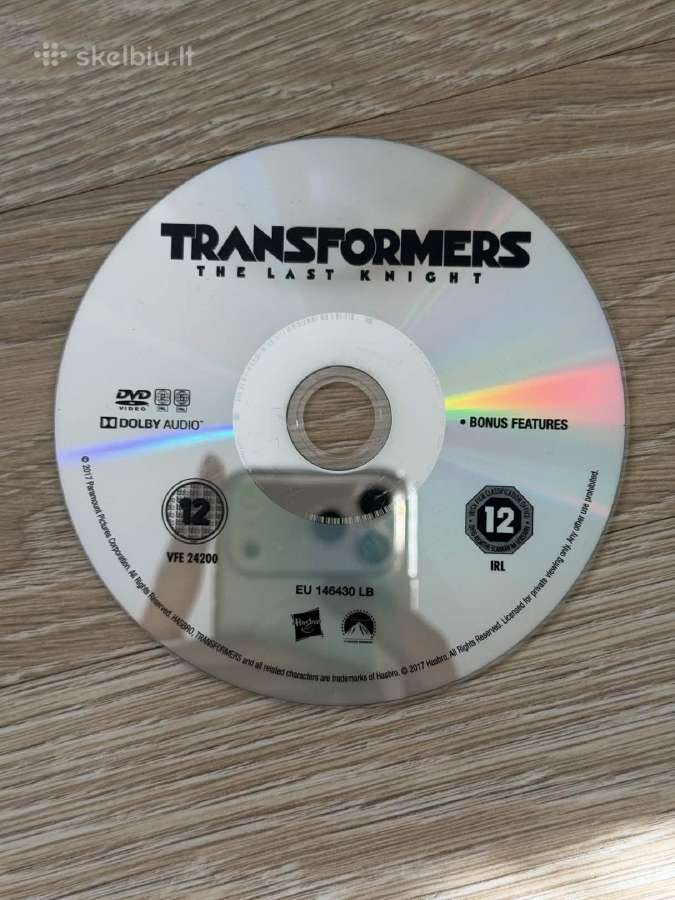 Transformers The Last Knight Dvd - nuotraukos Nr. 12