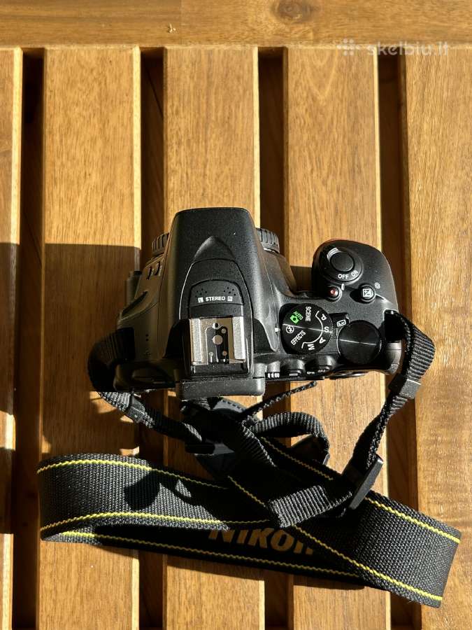 Veidrodinis Nikon D5600 fotoaparatas - nuotraukos Nr. 4