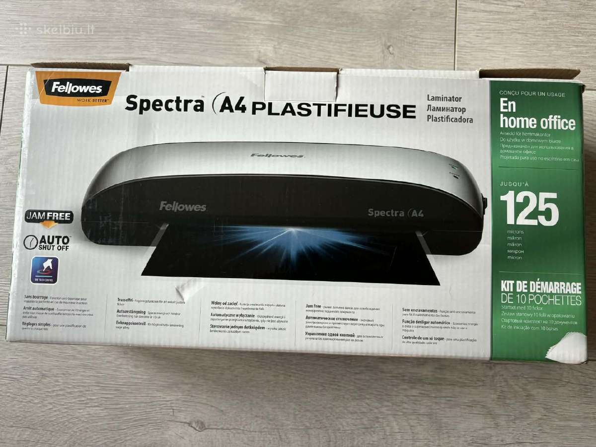 Laminavimo aparatas Fellowes Spectra A4