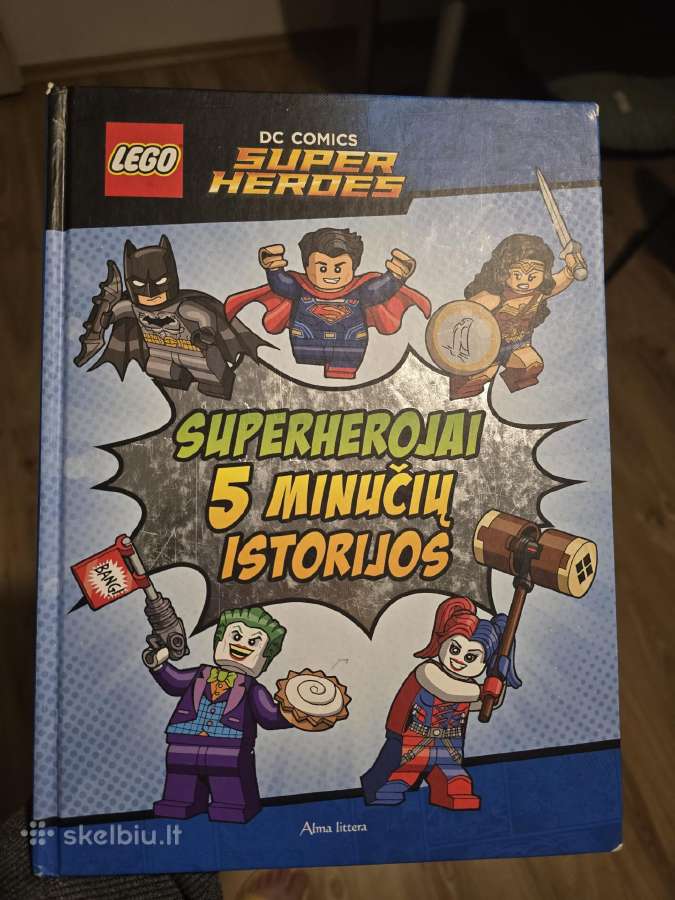 Knyga Lego Superherojai 5 minučių istorijos