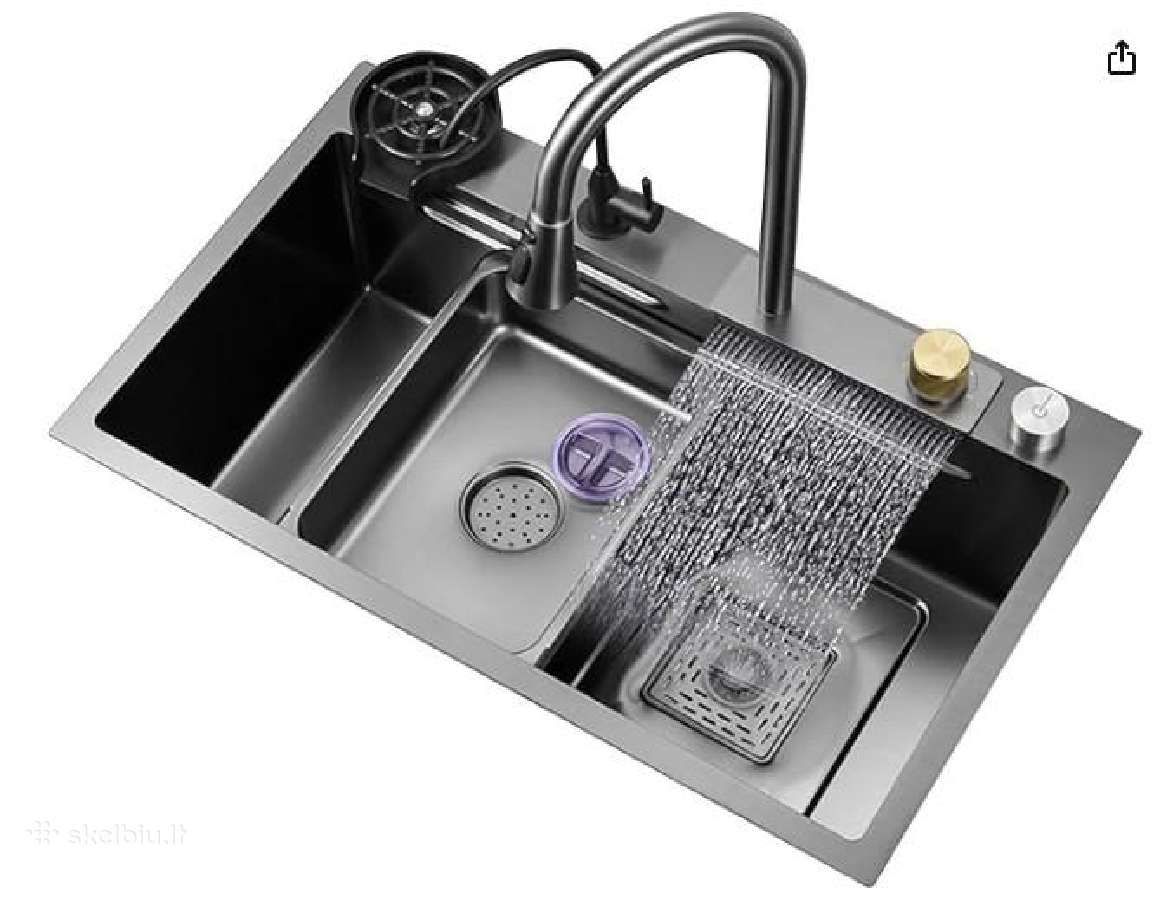 Virtuvinė kriauklė "Workstation" tipo