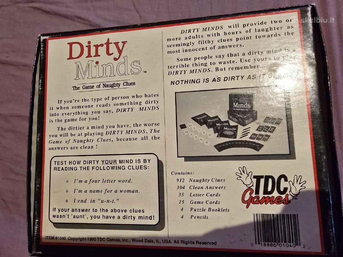 Dirty Minds Stalo zaidimas - nuotraukos Nr. 3