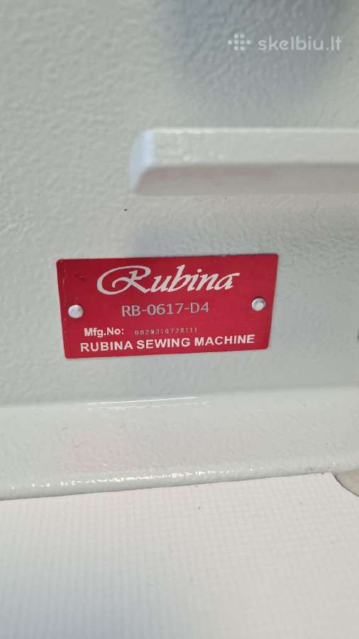 Rubina Rb-0617-d4 – pramoninė odos siuvimo mašina - nuotraukos Nr. 7