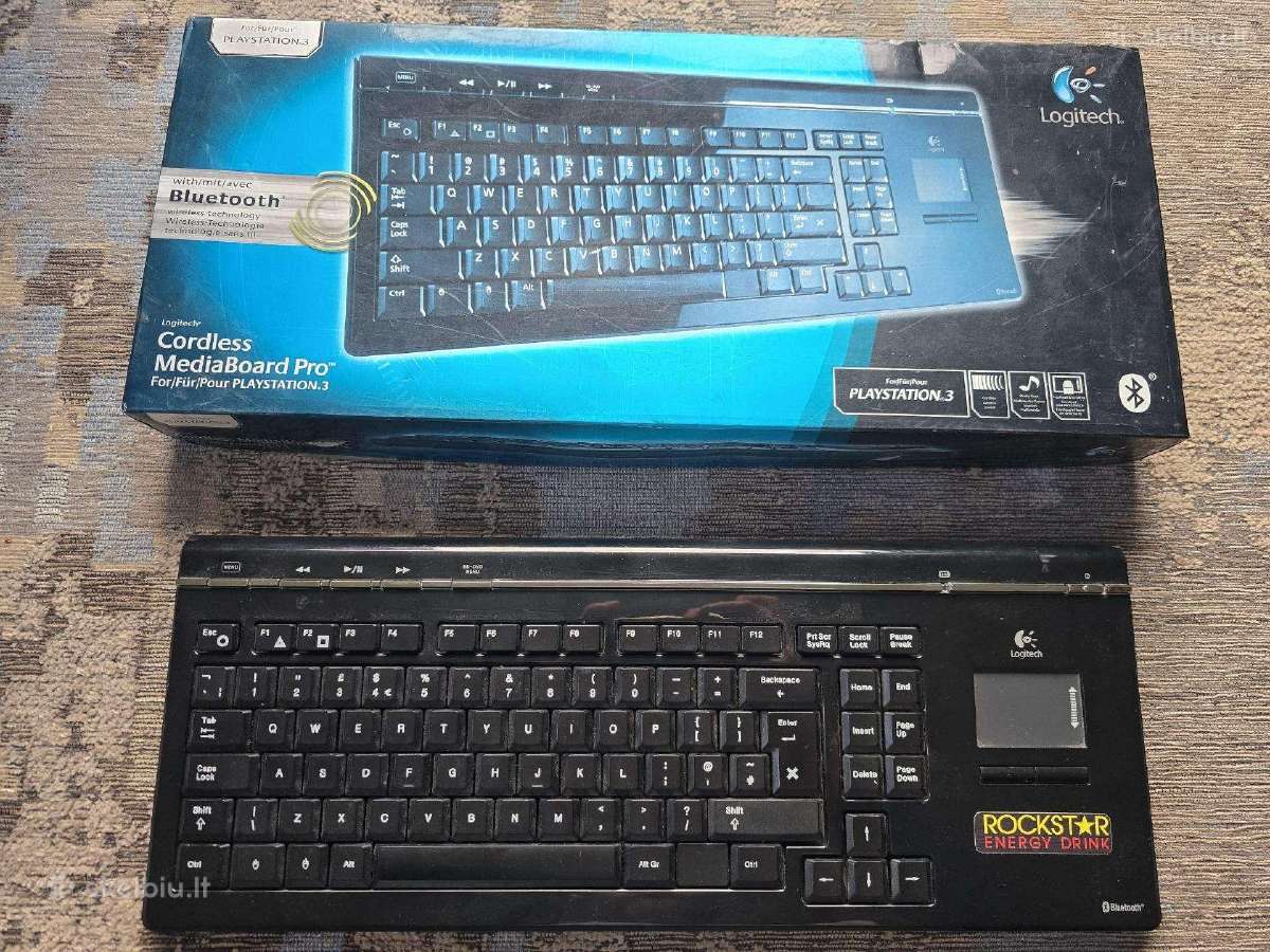 Logitech Mediaboard Pro Playstation3 Pc Bluetooth