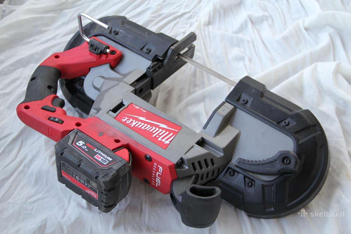 Milwaukee M18 Cbs125 juostinis pjūklas metalui