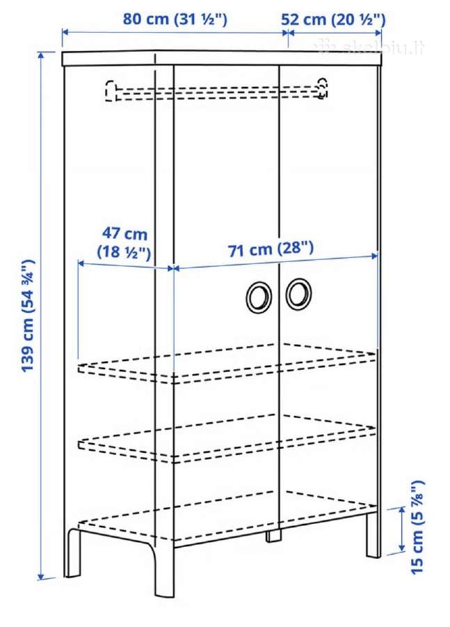 Ikea spinta Busunge 139x80 - nuotraukos Nr. 3