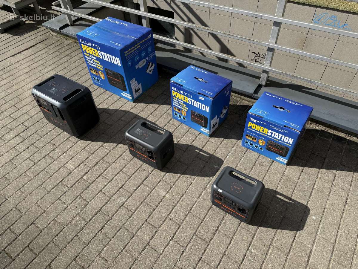 Bluetti Kilnojamos energijos stotelės 700, 1000 W - nuotraukos Nr. 3
