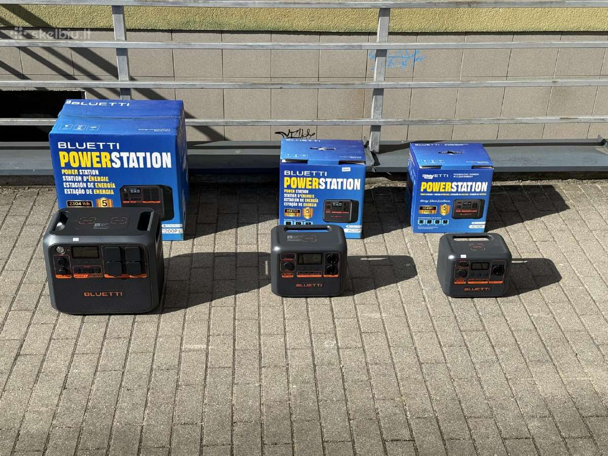 Bluetti Kilnojamos energijos stotelės 700, 1000 W - nuotraukos Nr. 2
