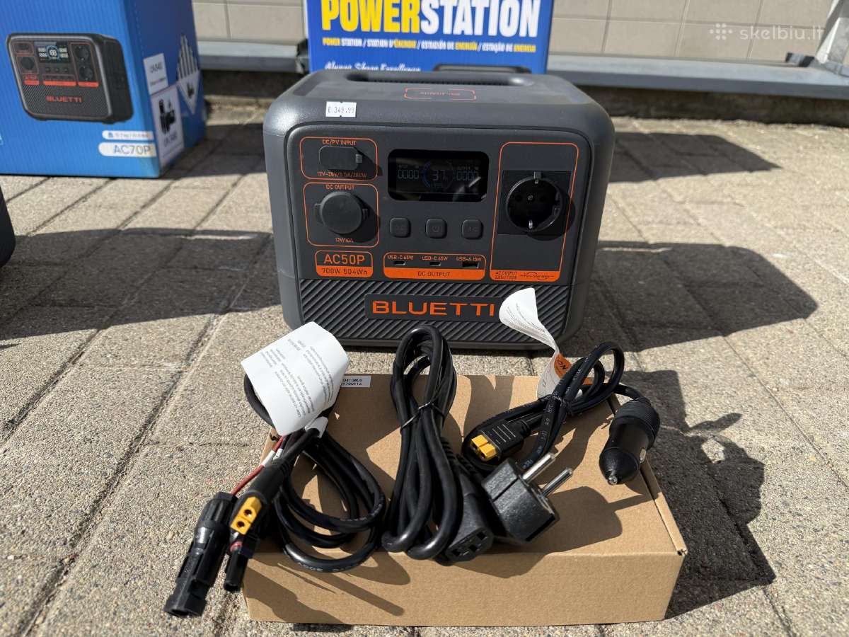 Bluetti Kilnojamos energijos stotelės 700, 1000 W - nuotraukos Nr. 22