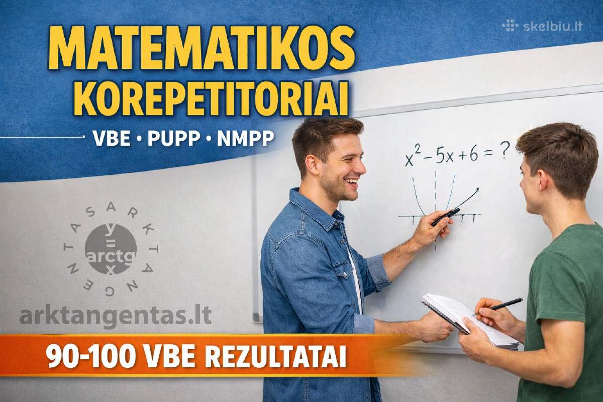 Matematikos Korepetitorius Vilniuje ir nuotoliu - nuotraukos Nr. 2