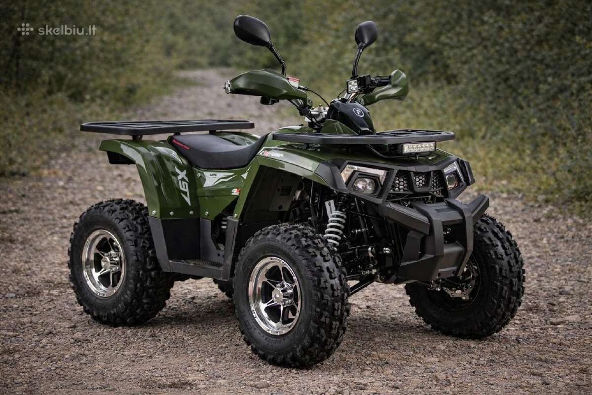 Keturratis Tao 125cc su lietais ratlankiais