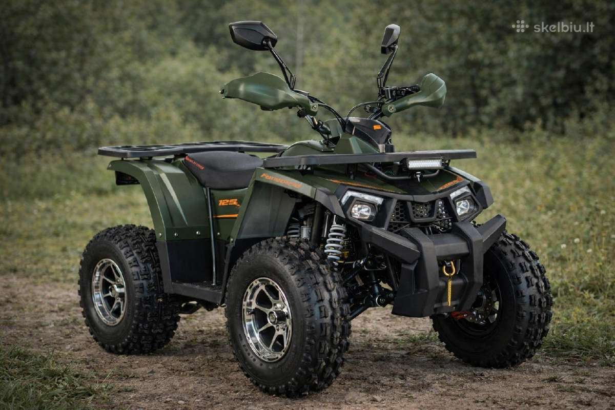 Benz keturratis tao 125cc su lietais ratlankiais