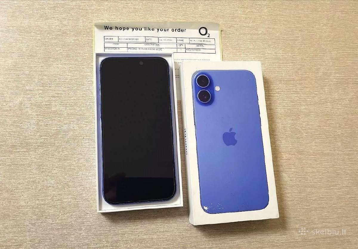 Apple iPhone 16 Plus 512gb Ultramarine 10/10