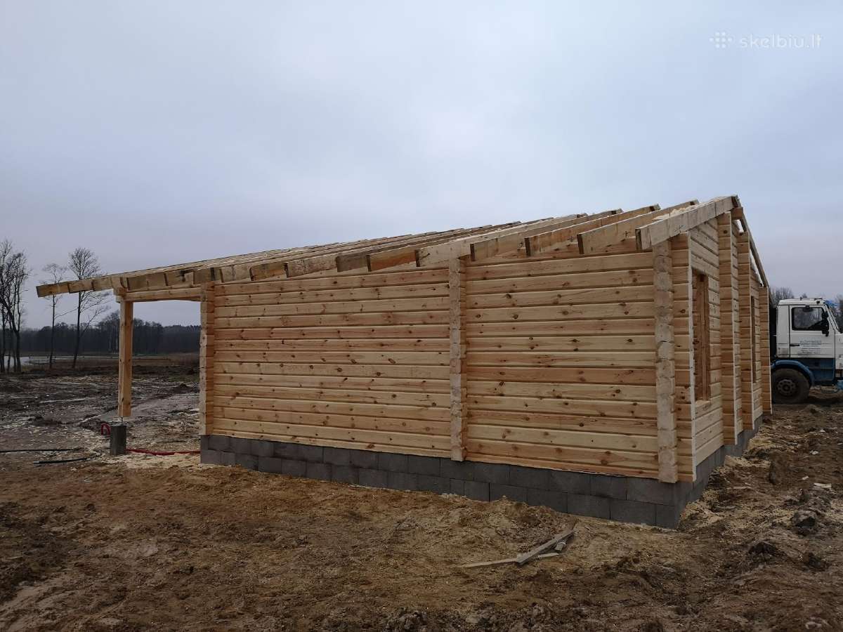 Rąstiniai namai nuo 80 Eur/m2 - nuotraukos Nr. 8