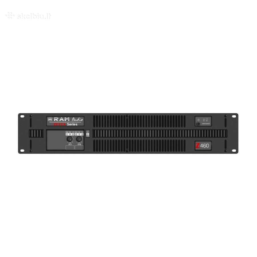 Daugiakanalis stiprintuvas RAM Audio Zetta Z460 - nuotraukos Nr. 2