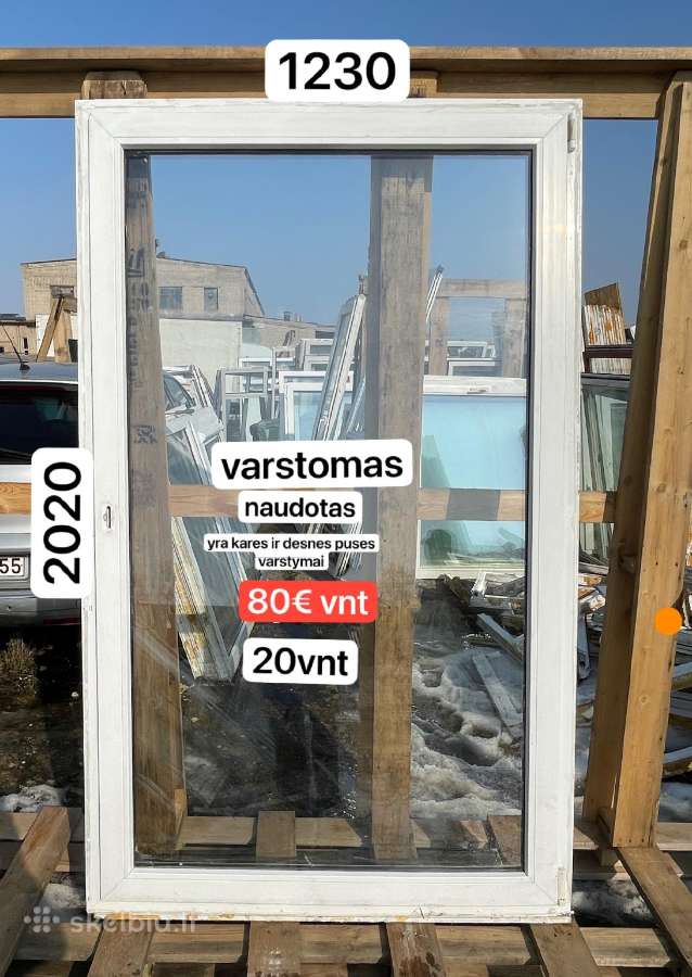 Nauji ir naudoti plastikiniai langai pigiau