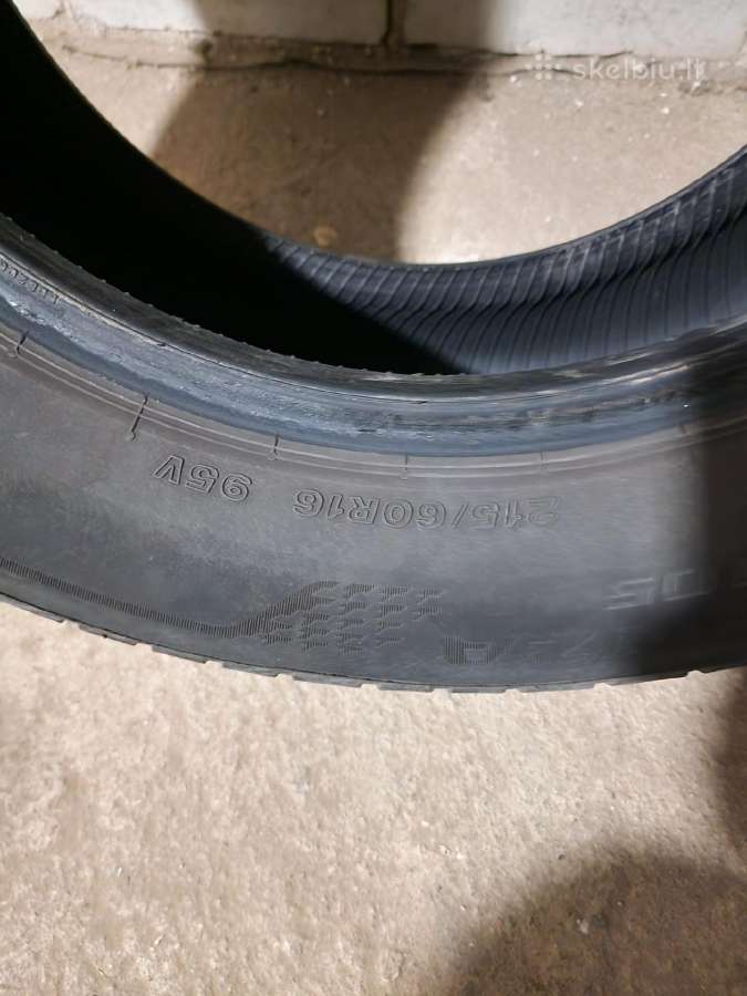Vasarinės padangos Bridgestone 215/60 R16 - nuotraukos Nr. 3