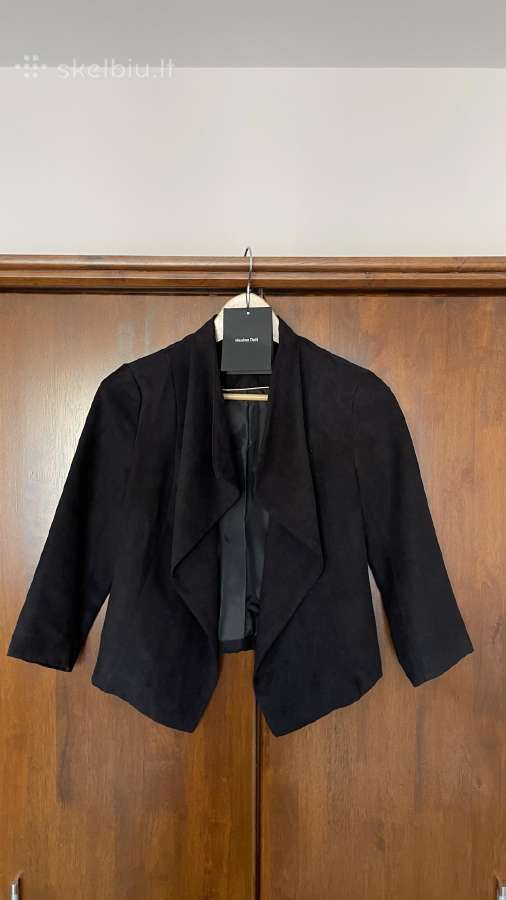 Ale zomšos švarkas 3/4 rankovėmis XS Massimo Dutti