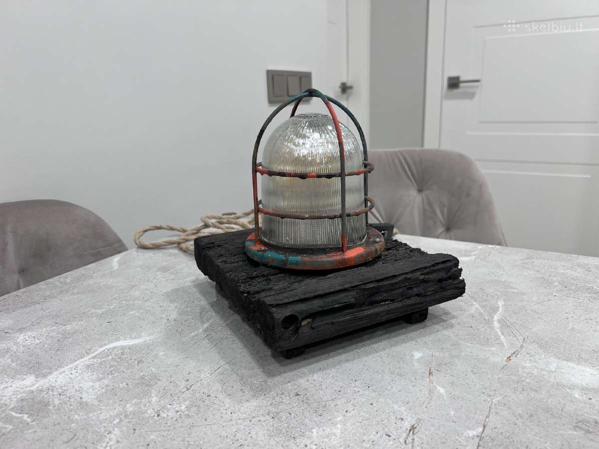 Vintage, loft rankų darbo šviestuvai - nuotraukos Nr. 6