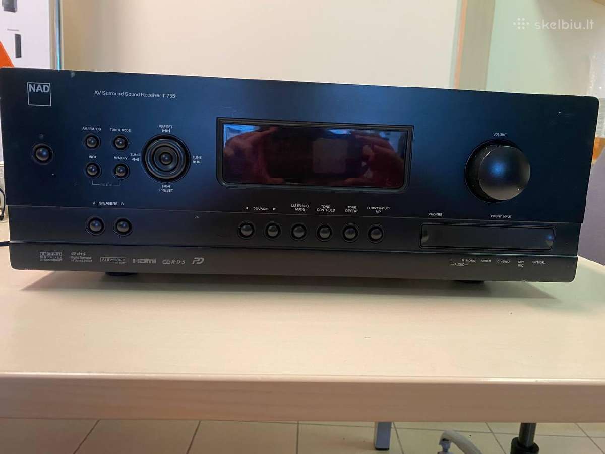 Garso stiprintuvas Nad T755 A/v Hdmi