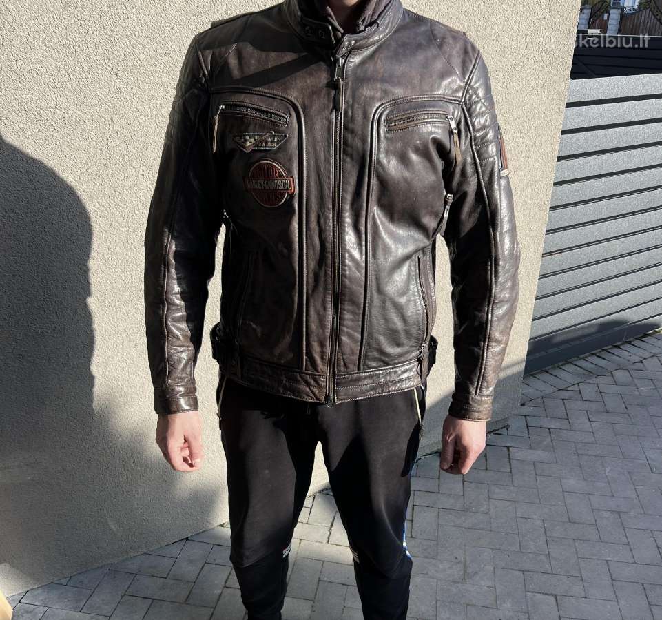 Harley davidson odinė striukė