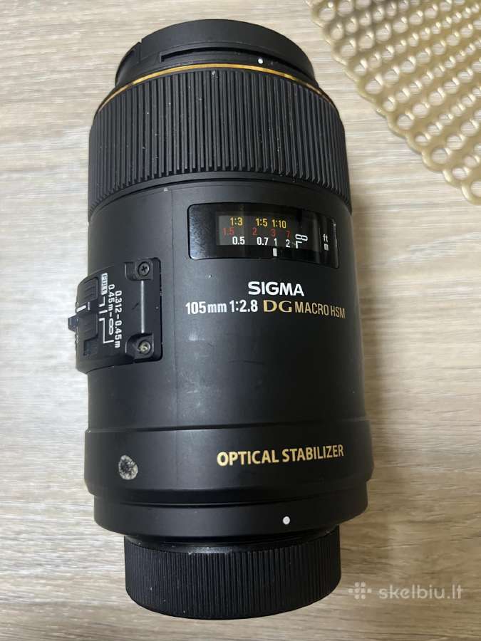 Sigma Ex 105mm f/2.8 Dg Macro OS Hsm Nikon F