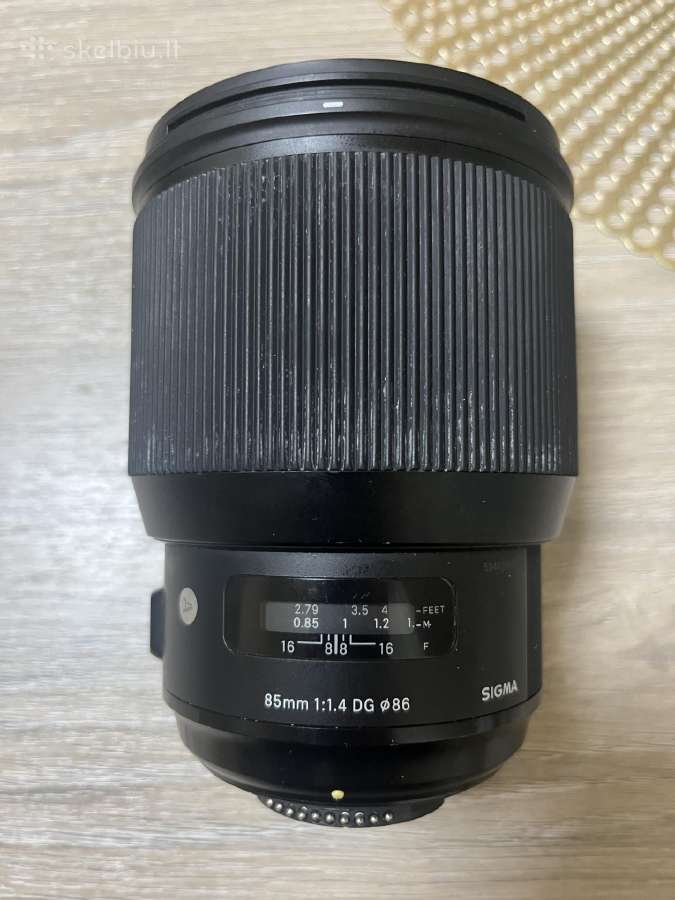 Sigma 85mm f/1.4 Dg Hsm Art Nikon F