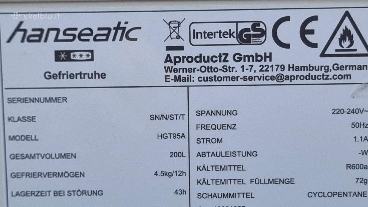 Nauja talpa 200 ltr, A klasės,metinės sąn,tik 82kw - nuotraukos Nr. 18