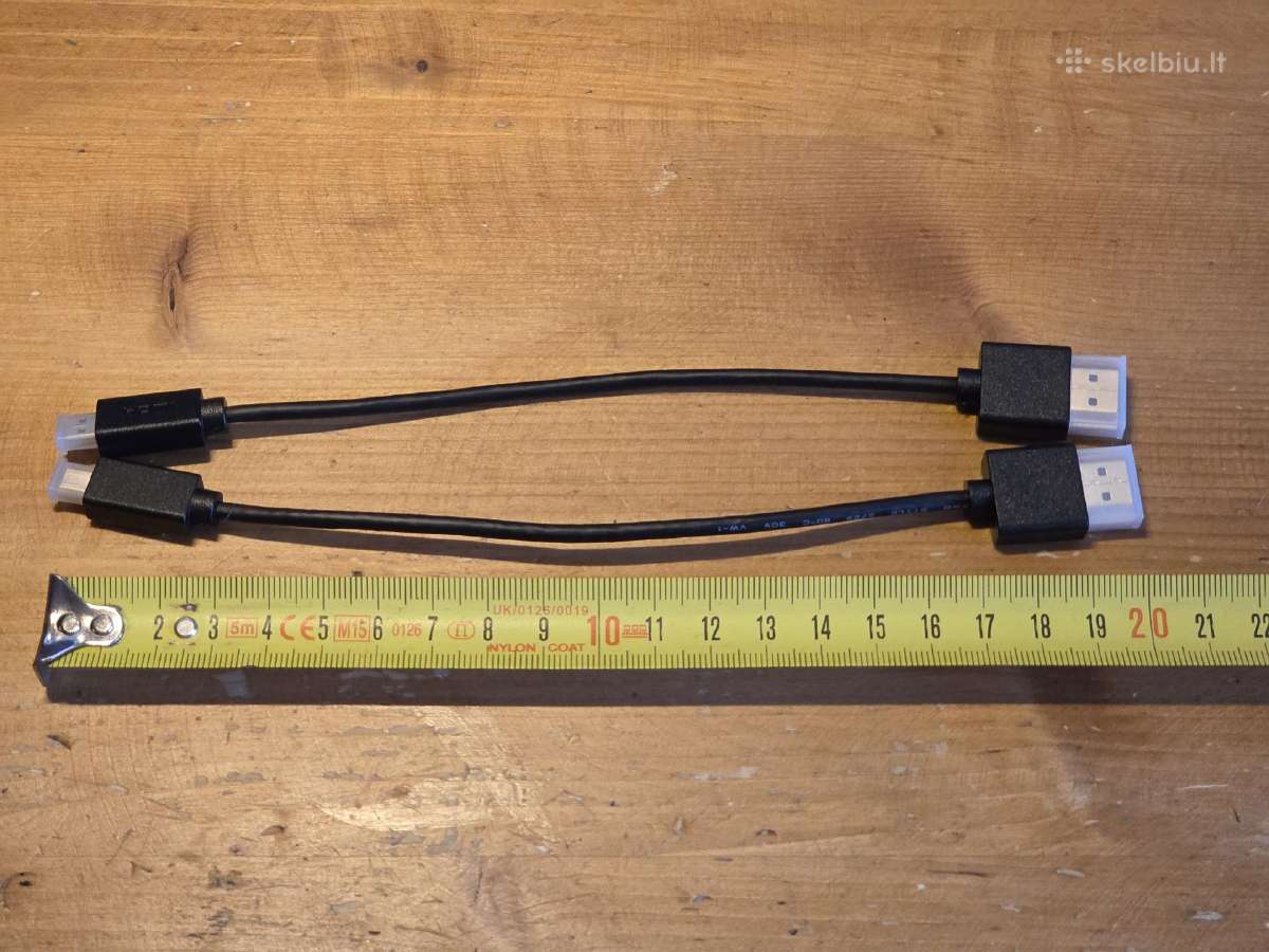 Trumpi Micro Hdmi laidai - nuotraukos Nr. 2