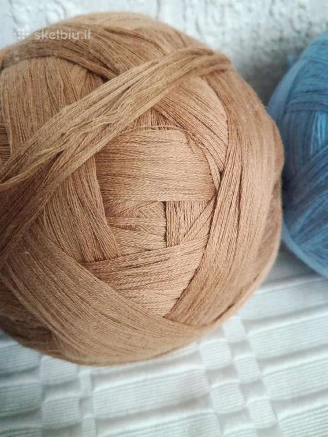 Įvairūs,kokybiški akrilano,medvilnės siūlai - nuotraukos Nr. 14