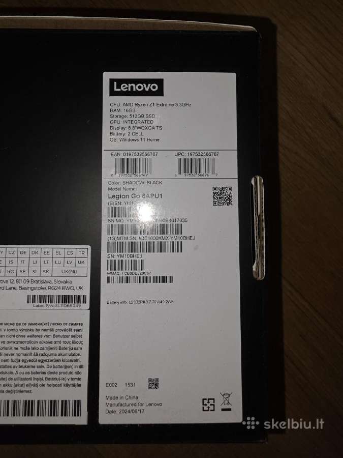 Lenovo Legion Go 8apu1 su Steamos - nuotraukos Nr. 5