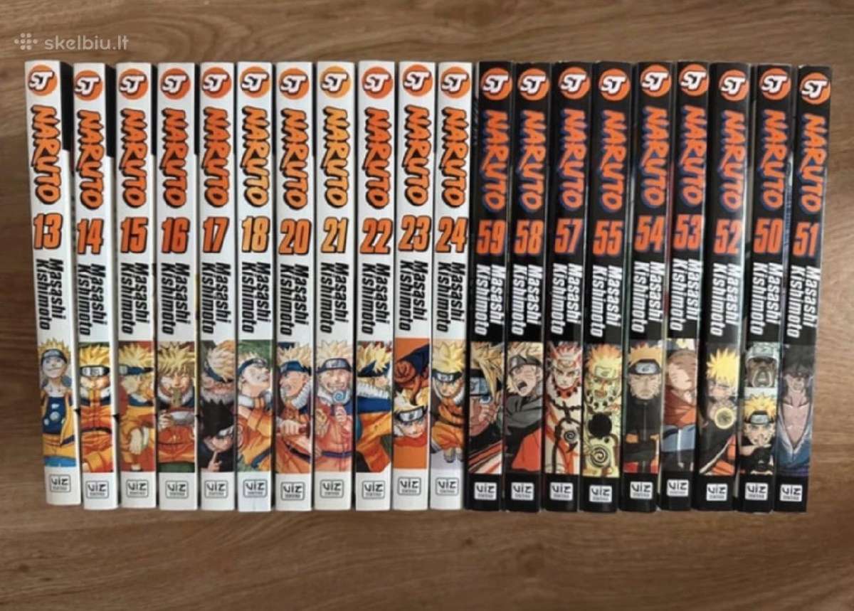 Naruto Manga knygos