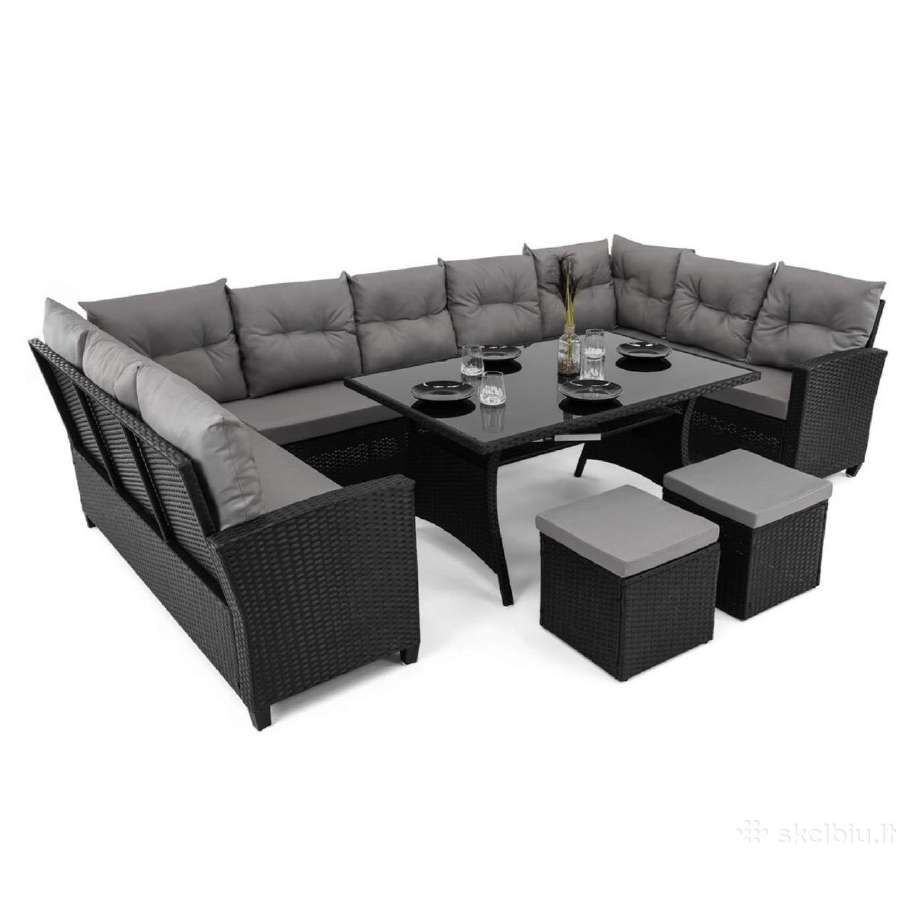 Lauko baldu komplektas Oasis 11 vietu technoratana - nuotraukos Nr. 7