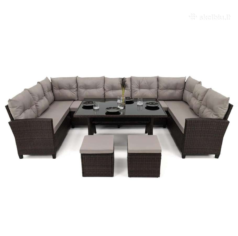 Lauko baldu komplektas Oasis 11 vietu technoratana - nuotraukos Nr. 4