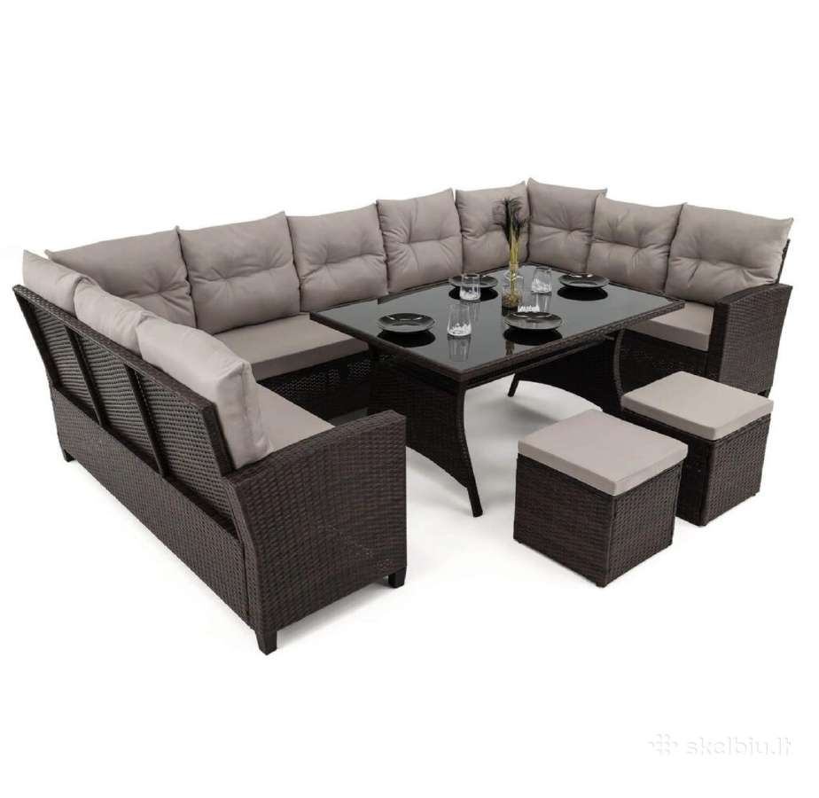 Lauko baldu komplektas Oasis 11 vietu technoratana - nuotraukos Nr. 5