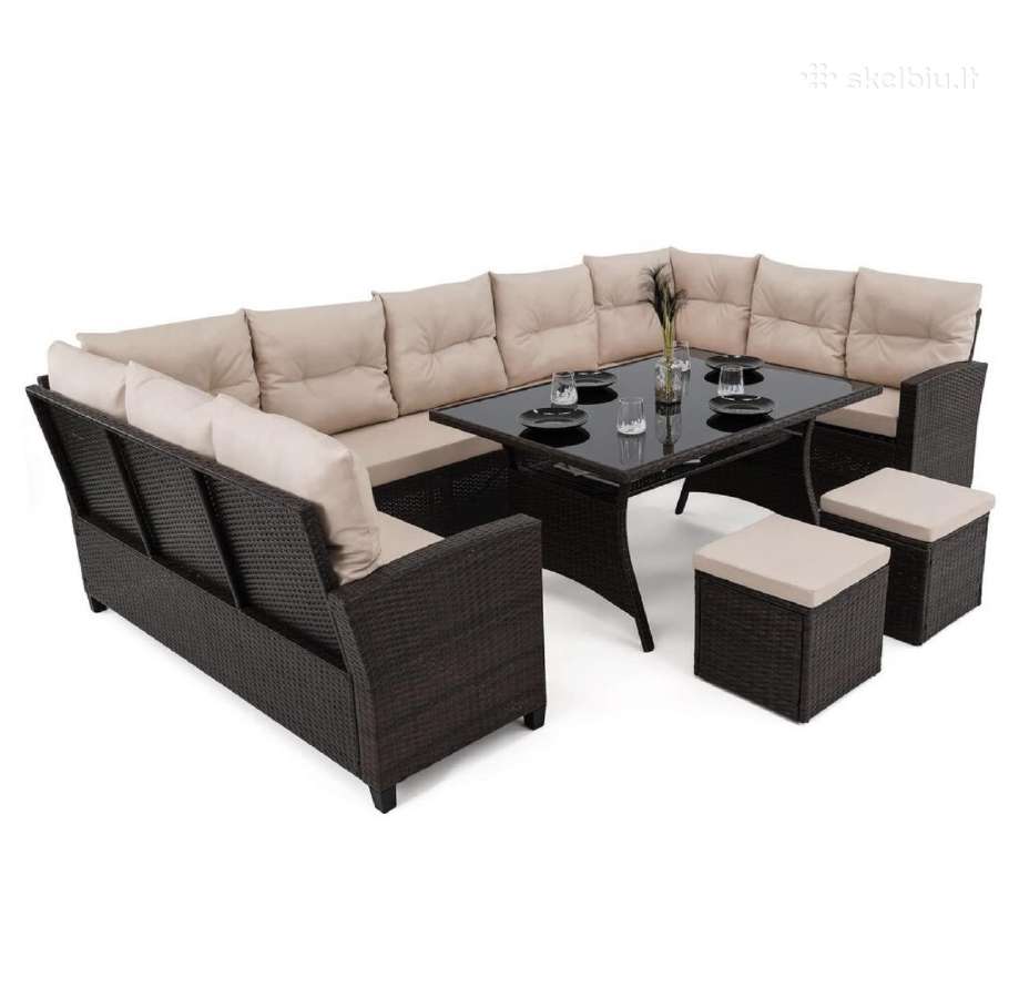 Lauko baldu komplektas Oasis 11 vietu technoratana - nuotraukos Nr. 3