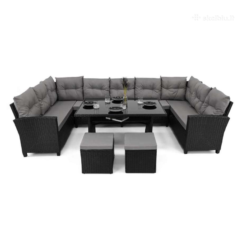 Lauko baldu komplektas Oasis 11 vietu technoratana - nuotraukos Nr. 6