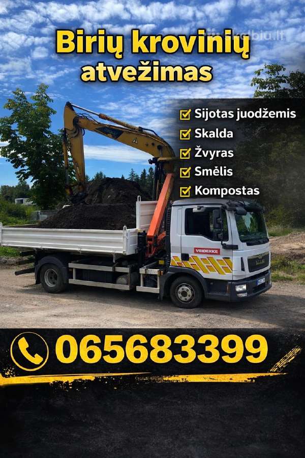 Kokybiškas Juodžemis, smėlis, skalda, žvyras - nuotraukos Nr. 3