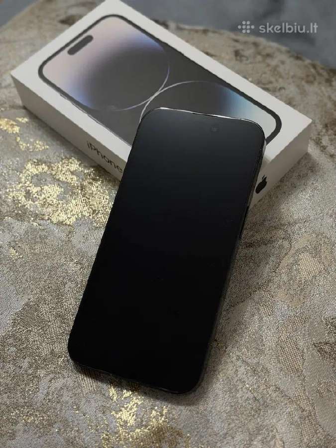 iPhone 14 pro 256gb black su dokumentais - nuotraukos Nr. 4
