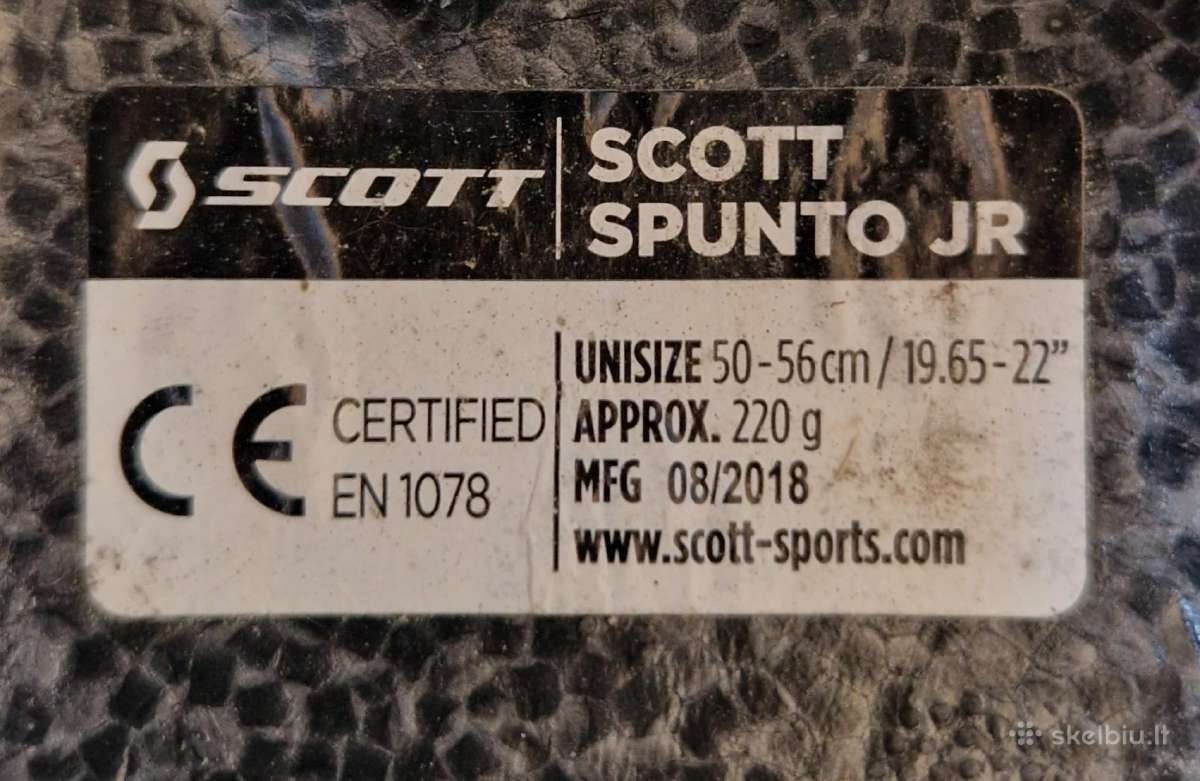 Scott šalmas Spunto Junior RC - nuotraukos Nr. 9