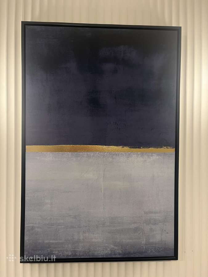 Abstraktus printas ant drobės su rėmu (60x90 cm)