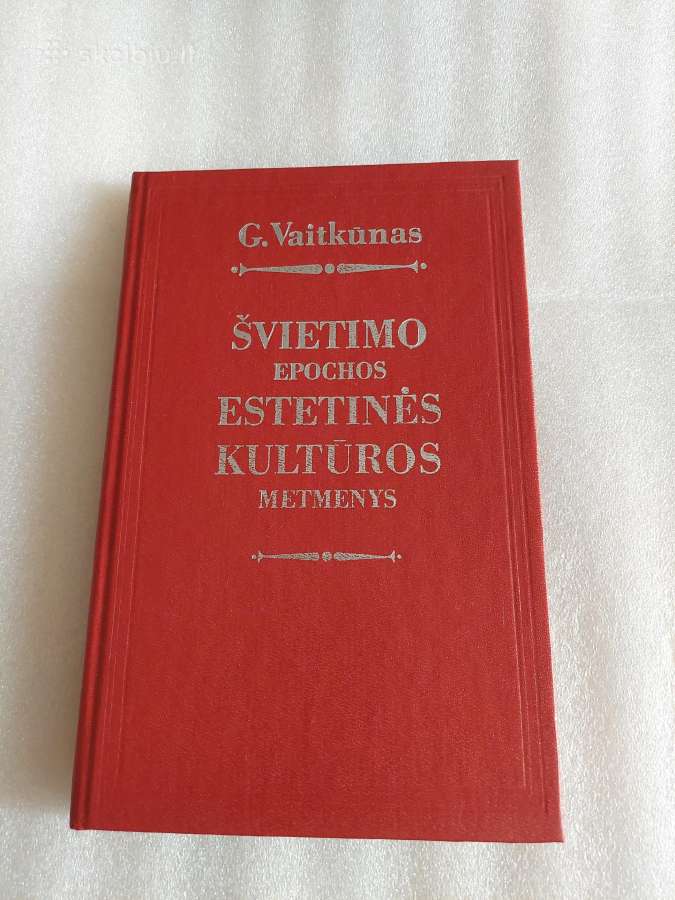 Švietimo epochos estetinės kultūros metmenys