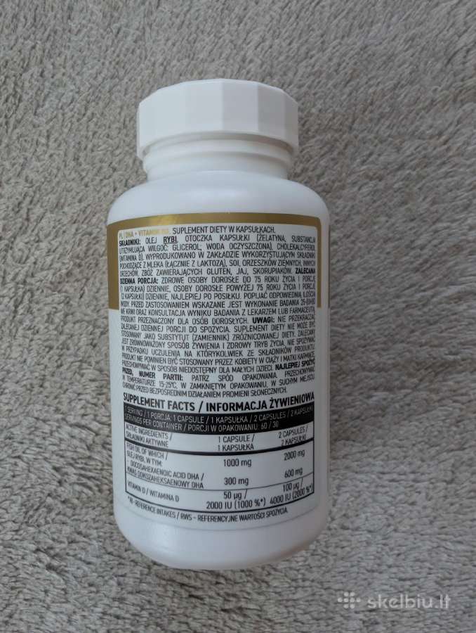 Dha + D3 (60 capsules) - nuotraukos Nr. 2