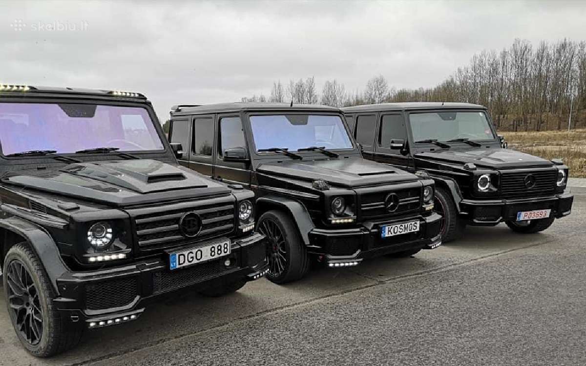 Mercedes-benz G-klasės nuoma su vairuotoju - nuotraukos Nr. 5