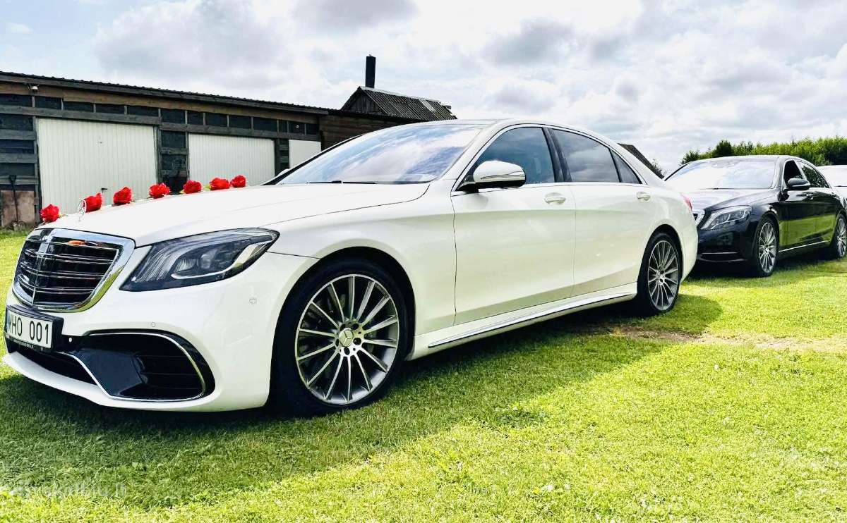 Mercedes-benz S500 w222 vestuvėms - nuotraukos Nr. 7