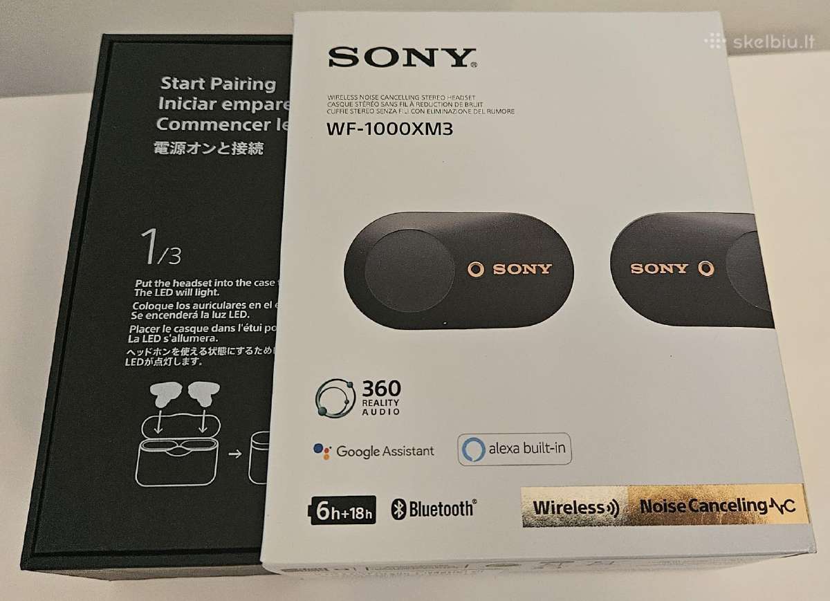 Sony Wh Xm3, Airpods Pro, Buds 2 Pro Originalai - nuotraukos Nr. 11