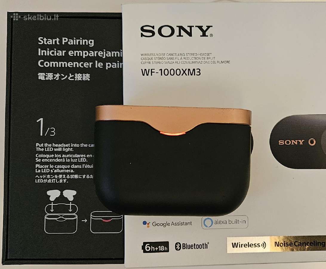 Sony Wh Xm3, Airpods Pro, Buds 2 Pro Originalai - nuotraukos Nr. 14